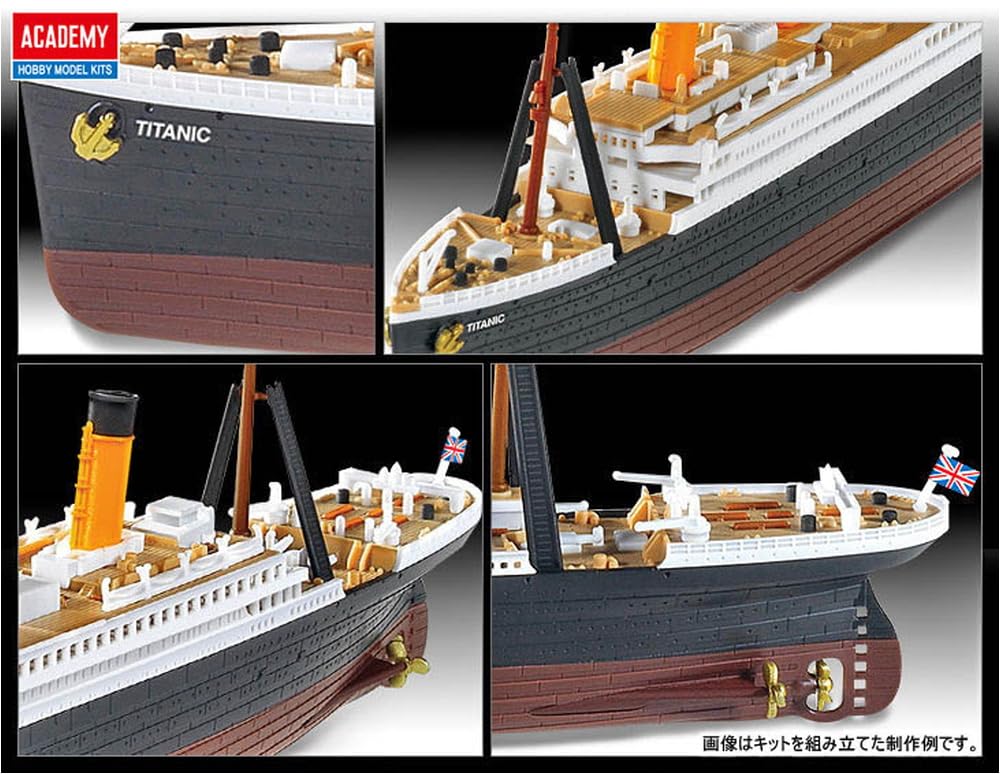 Academy Britský RMS Titanic Plastikový model 14217 1/1000 Předbarvený