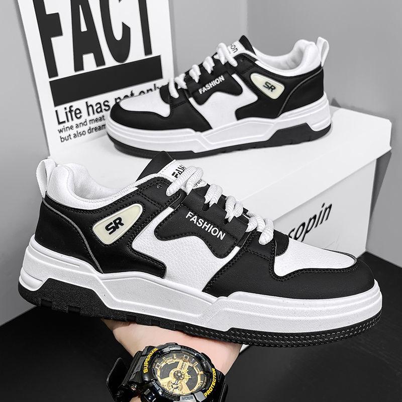 New Spring and Summer Shoes Men's Trendy Casual Sports Non-slip Versatile White Shoes Panda Student Board Shoes Skateboard Shoes
