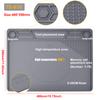 NEWACALOXSilicone Repair Mat Magnetic Soldering Mat Heat Insulation Electronics Repair for Cellphone Laptop Heat Resistant Pad