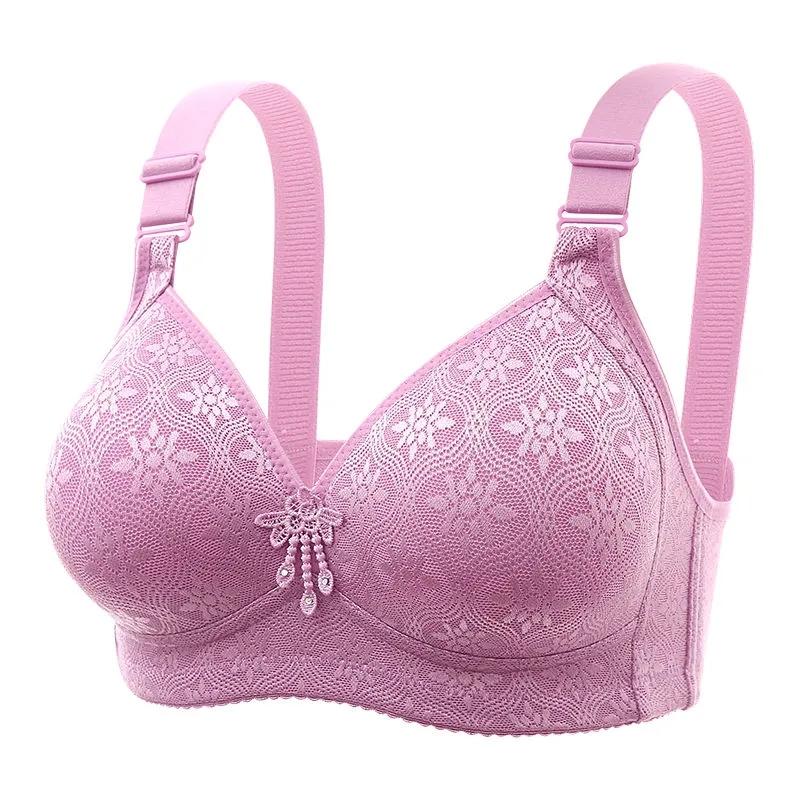 Comfortable Retraction Pair Breast Gathering Women's Underwear Upper Support Adjustable Type Anti-sagging Bra