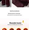 Women's Wide-Leg Wine Red Cotton Jeans - High Waist, Loose Drape, Casual for Autumn/Winter, Japanese Korean Style
