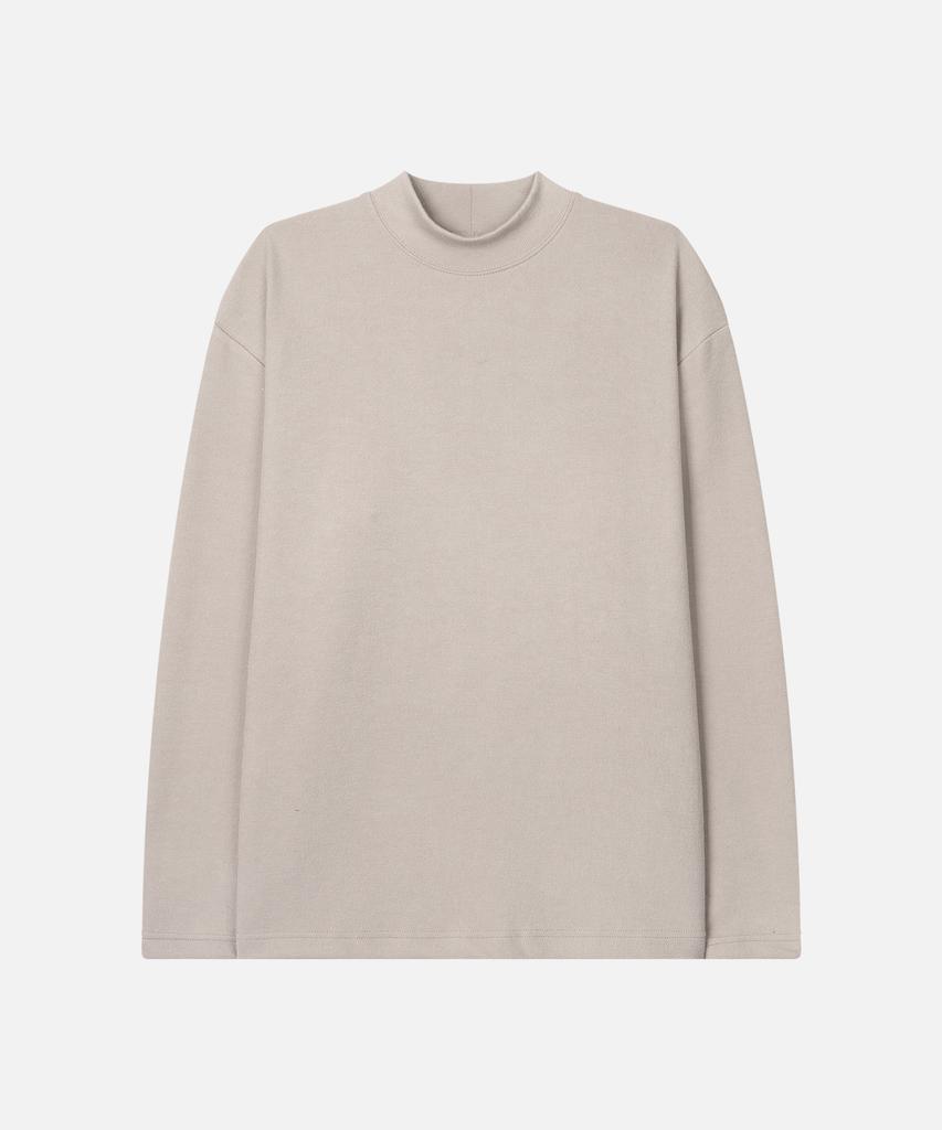 DRAW FIT Mock Neck Knit T-Shirt [9 Colors] (B Type)