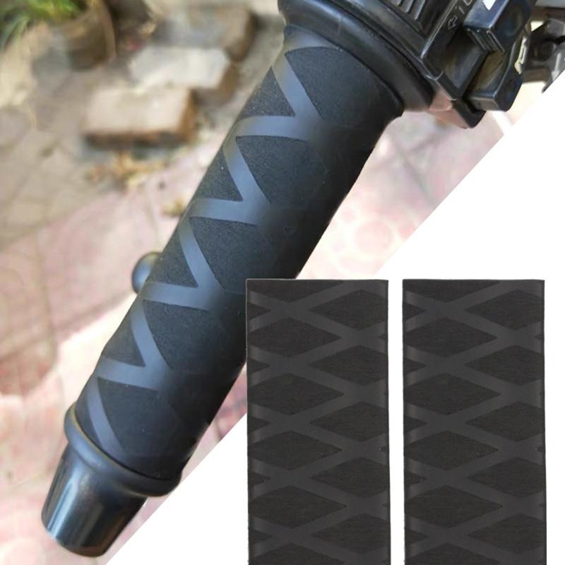 2025 New a Pair Motorcycle General Handle Cover Non-slip Rubber Grip Gloves Heat Shrinkable Grip Cover