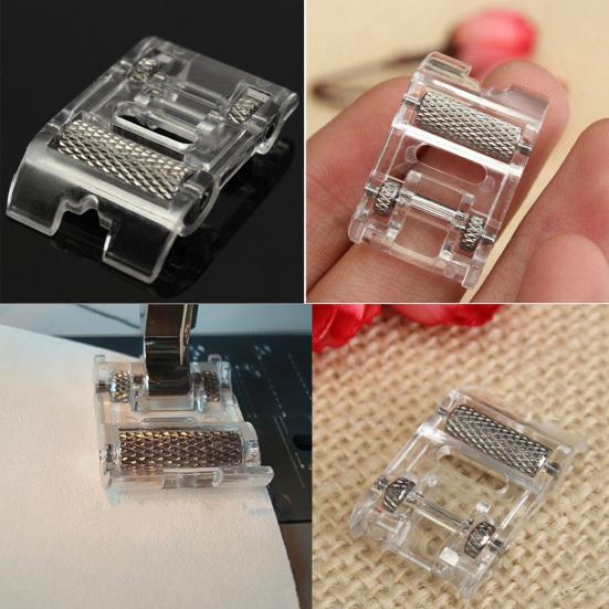 Low Shank Roller Presser Foot for Singer Brother Janome Home Sewing