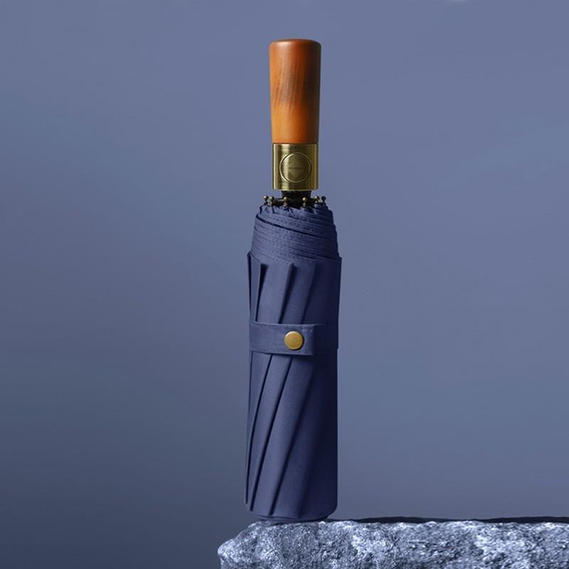 UV Protective Black Folding Sun Umbrella - Anti-Ultraviolet Women's Sunshade with Custom Logo