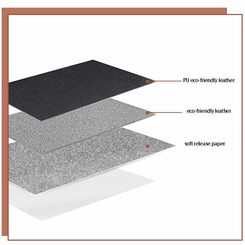 Silná samolepicí vinylová fólie z umělé kůže - 0,6 mm silná pro opravu pohovky, obnovu nábytku, renovaci skříněk a stolových desek