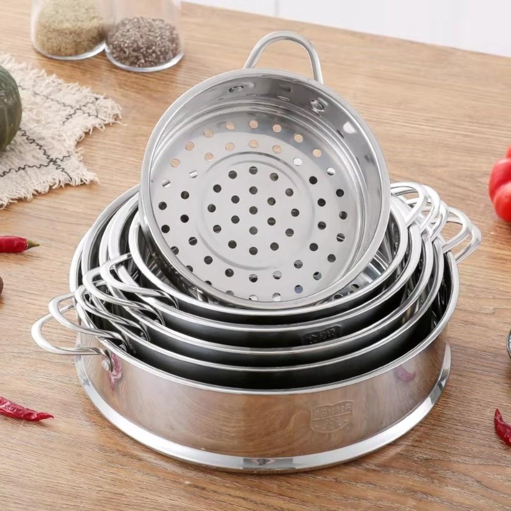 Thickened Food Steam Rack 16-32cm Drain Basket New Pot Steaming Grid Kitchen Use