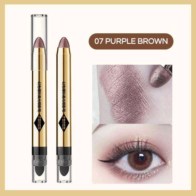 FOMIX Highlight Eyeshadow Pen Double-ended Eyeshadow Stick With Pearlescent Shimmer To Contour And Brighten
