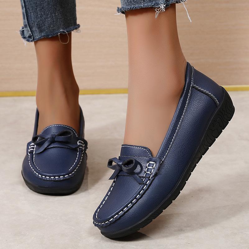2024 Spring & Fall Women's Casual Flat Nurse Loafers with Tendon Sole