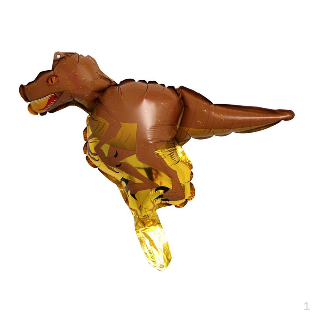 10 Pieces Aluminum Dinosaur Balloons Party Decorations A
