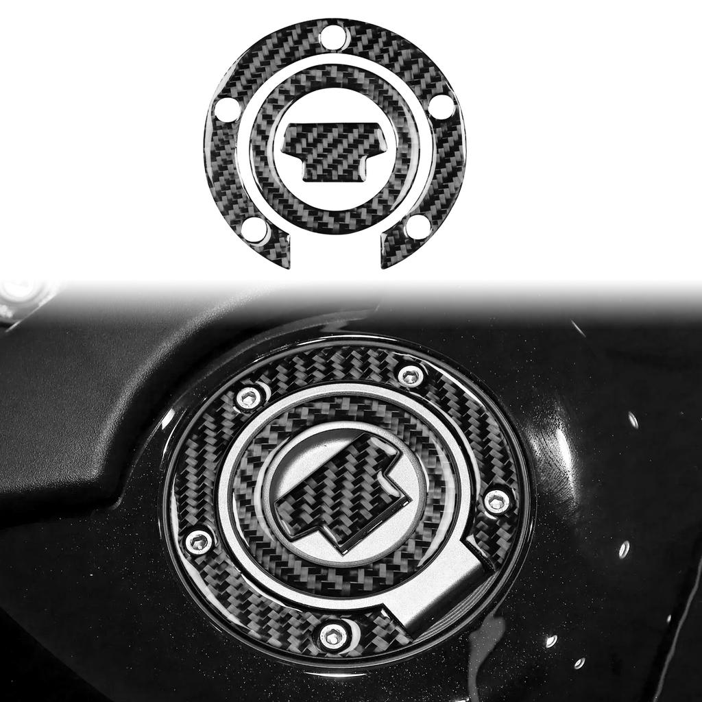 Real Soft Carbon Fiber For Yamaha 2000-2016 (5 Holes) R1 R1M R6 FZ1 FZ6 FZ8 MT07 MT09 Motorcycle Fuel Cap Protection Sticker