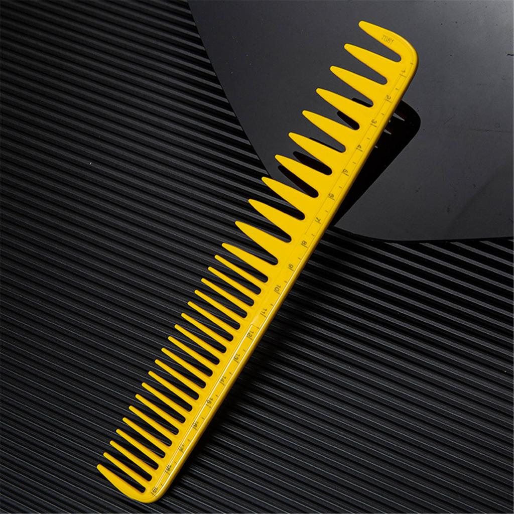 Japanese Design Hair Comb for Women with Measurement Scale Wide Teeth Easy Styling