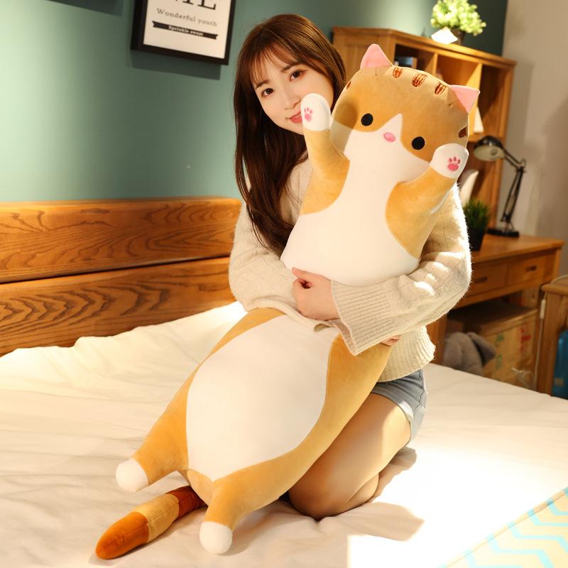 Creative Long Animal Plush Toy Cat Cute Cat Doll Birthday Gift