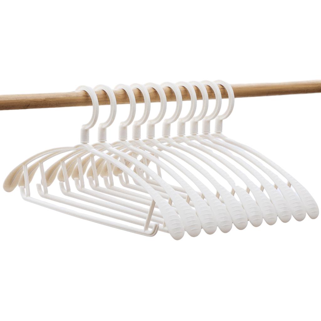 Plastic Non-Slip Clothes Hangers Durable Windproof Clothes Hanger For Home Thickening Non-Marking Wear Resistant Durable Hangers