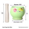 Ceramic Garlic Mortar and Pestle Set