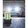 6-Pack 3157 LED Bulbs - Super Bright Backup Reverse Lights, 6000K Xenon White, 12V Compatible with 3156/3056/4157/3057/3047 for Car Tail Brake Turn