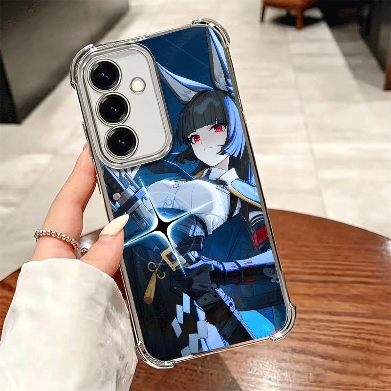 Zenless Zone Zero Hoshimi Miyabi Plating Phone Case For Samsung A17 A07 A37 A57 A16 A56 A15 A55 A14 A54 A13 A53 A26 A36 A25 A35