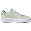 Adidas Neo Grand Court Platform Canvas Thick Sole Non-Slip Wear-Resistant Low-Top Skate Shoes Women sneaker Green GW6907