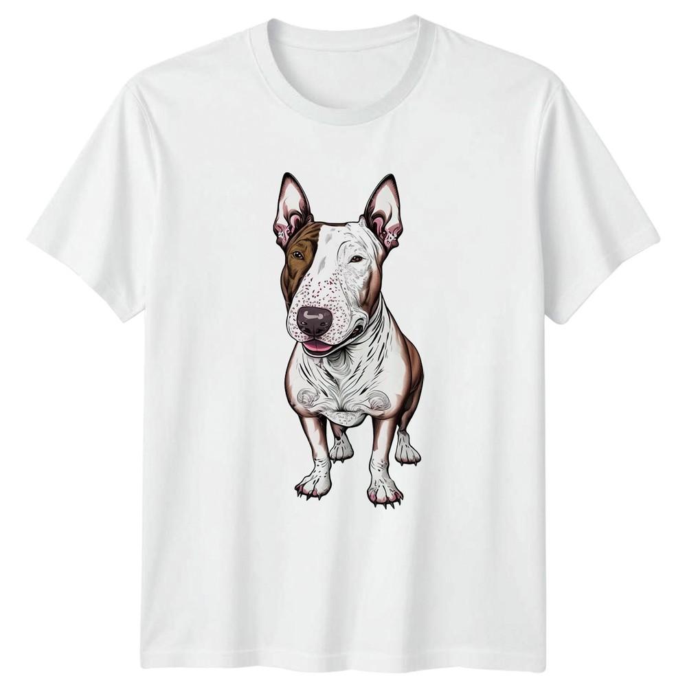 Bull Terrier Dog Animals Unisexs TShirt Unisexs Tee Graphic Unisex Top S