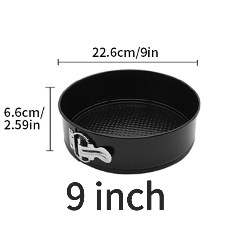 Nonstick Coating Round Springform Pan Set With Removable Bottom Plate Round And Heart Shape Baking Cake Pans Cheesecake Pan Mold