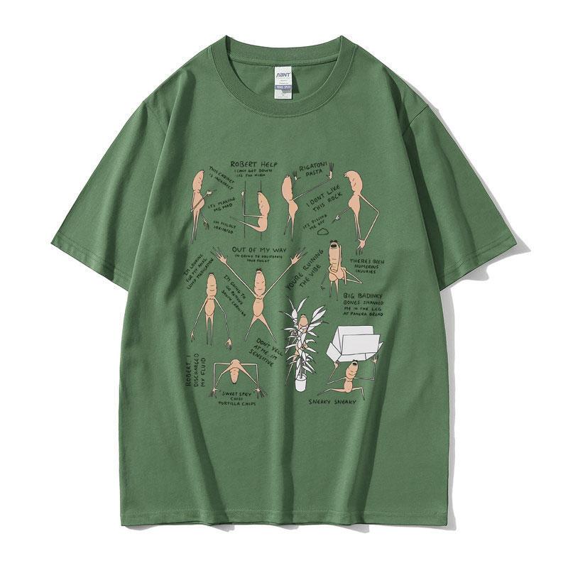 Ich mag dieses Rock T-Shirt nicht Lustiges Marcus The Worm Meme T-Shirt Unisex Damen Lässig Übergroß Vintage Baumwolle Kurzarm T-Shirts
