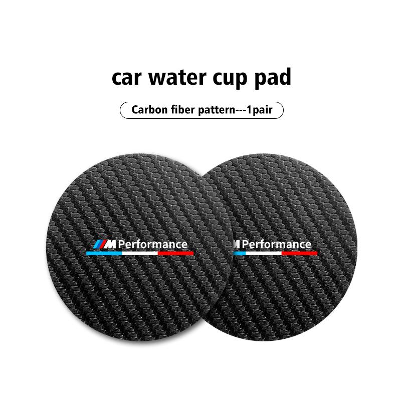 

For BMW 2 pcs Car Water Coaster Cup Bottle Holder Anti-slip Pad Mat 5 Series G30 G31 G32 G38 2021 2020 2019 2018 E46 E91