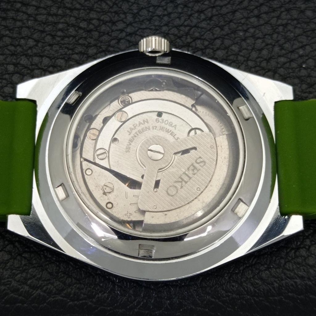 AUTOMATIC VINTAGE REFURBISHED SEIKO 5 JAPAN MENS GREEN DIAL WATCH a440643-9 Sk-a440643-1