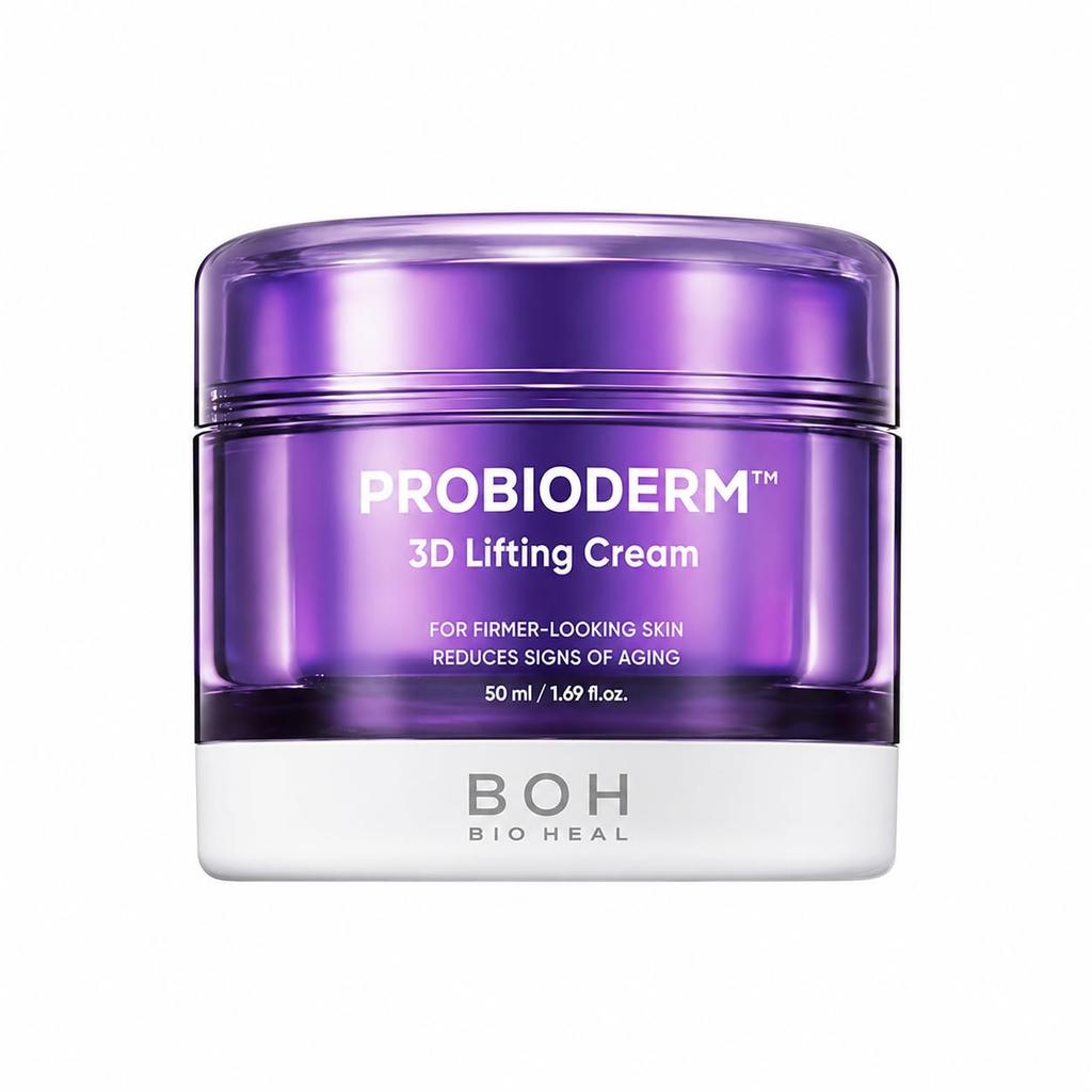 BOH Probioderm 3D Lifting Cream 50ml Face Cream, Peptide Beauty Cream, Moisturizing Cream, High Moisture, Firming, Elasticity, Korean Cosmetics, Night