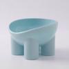 New 4-Color Cat Bowl Non-Slip Stable Dog Bowl High Foot Neck Protector Pet Food Bowl Pet Feeding Supplies