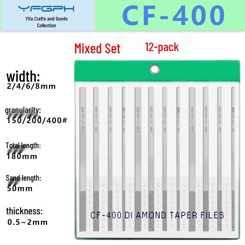 YFGPH Diamond File Set 12 Piece Set