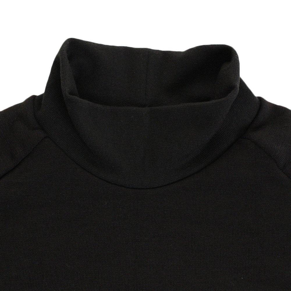 EON SPORTS ZEROFIT HEATRUB Long Sleeve Mock Neck Jacket, Black, Size Small (EZHRUMC-01111)