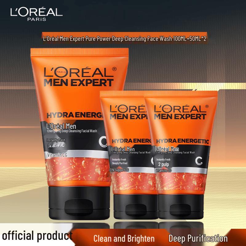 L Oreal Men Expert Hydra Energetic Deep Cleansing Foam
