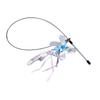 Katzen-Spielangel Flexible Drahtgriff Interaktive Katzen-Spielangeln mit Lebendiger Beute für Katze Kätzchen