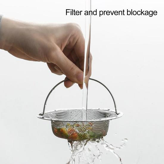 2 Filtri Per Lavello In Acciaio Inox – Diametro 8 Cm, Antiodore E Antiblocco, Per Cucina E Bagno