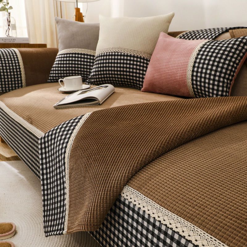 

Подушка для дивана, плюшевый чехол для дивана, универсальный чехол для осени, зимы и четырех сезонов, чехол для дивана, полотенце, ткань, подушка против кошачьих лап 70*50