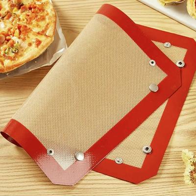 Silicone Non-Stick Oven Sheet Reusable Macaroon Puff Baking Mat Snap Together Baking Mat  Pastry