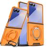 Compatible with Samsung Z FliP8 Lingke Phone Case Foldable Galaxy Zflip7 Stand Shockproof Protective Cover
