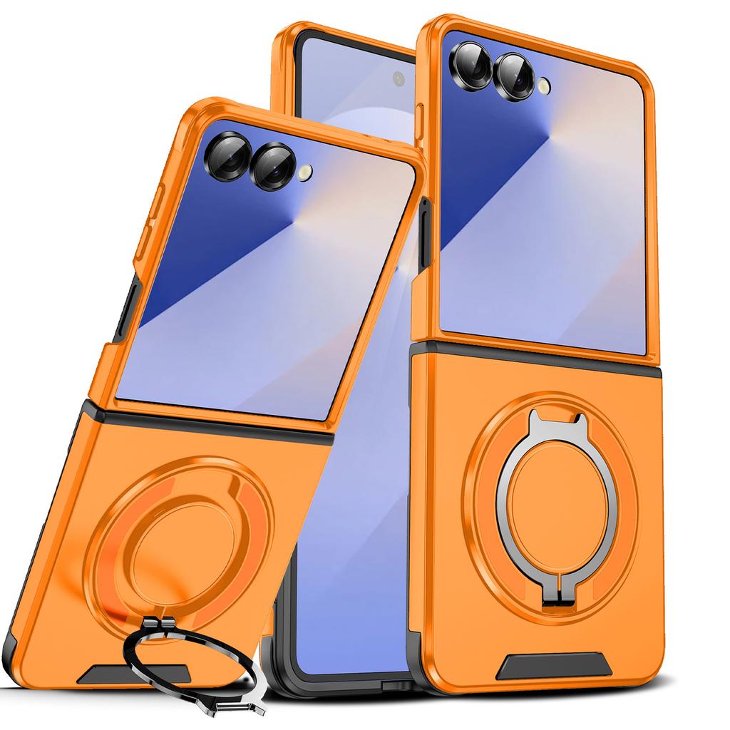 Compatible with Samsung Z FliP8 Lingke Phone Case Foldable Galaxy Zflip7 Stand Shockproof Protective Cover