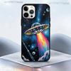UFO Alien Thing ART Case For iPhone 17,16,15,14,13,12,11,Pro,Max,Plus,Mini,SE4,E Magnetic Magsafe Wireless Charging