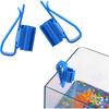 2Pcs Water Pipe Clips, Multifunction Plastic Adjustable Fish Tank Clamps Mounting Clip Water Pipe Tube Clamp Hose Holder