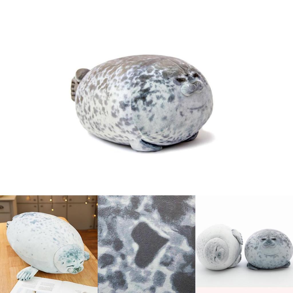 Large Chubby Blob Seal Plush Toy Animal Pillow Pet Soft And Cute Ocean Stuffed Doll Gift