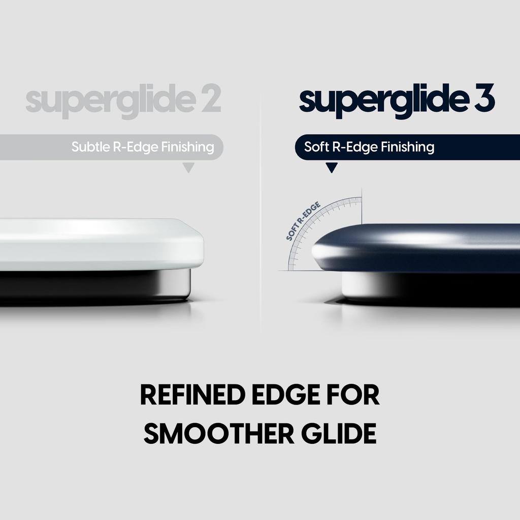 Pulsar Gaming Gears ESports Gaming Mousepad Superglide3 Glass Mousepad Bruce Lee 85th 49cm X 42cm Bruce Lee Edition, Non-Slip, (XL, Navy)