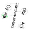 10PCS 8-Shape Swivel Rolling Connector Flexible Rotation Fishing Rolling Swivel   Carp Fishing