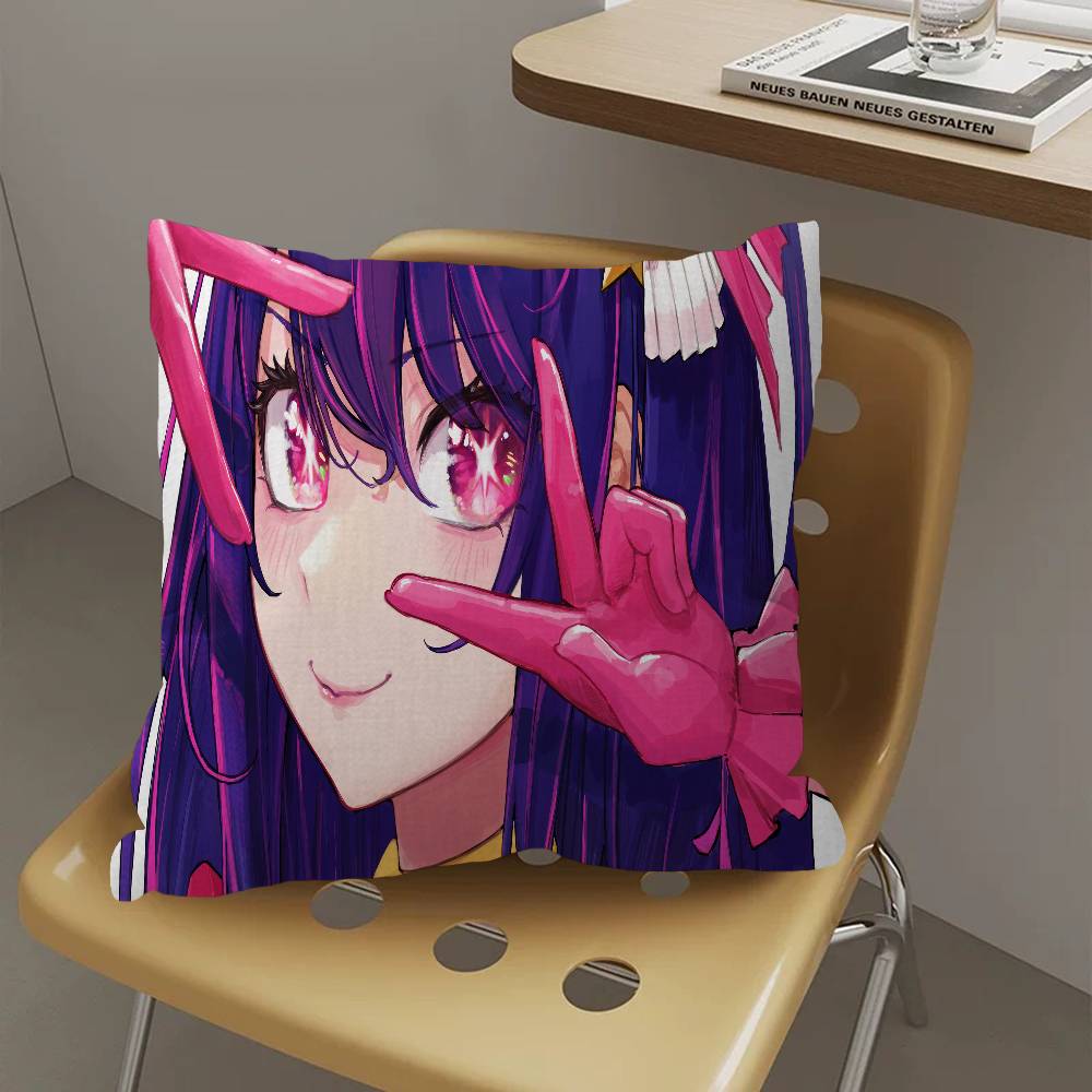 Anime O-Oshi N-No Ko Kissen Anime Kissen Sofa Bett Kopfkissenbezug Kissenbezug 45x45 cm Mode
