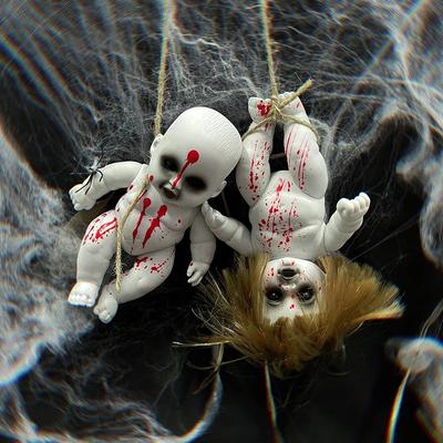 1ks Hororové Dítě Duch Závěsná Panenka Halloween Bar Duch Nádvoří Hororová Panenka Rekvizita Svátek Duchů Šťastný Halloween Dekorace