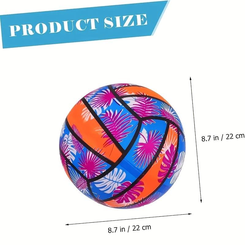 Extra Thick Kids Inflatable Water Volleyball Ball Single PVC Floating Beach Toy for Children Pool Summer Outdoor Fun Games