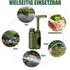 Outdoor Wasserfilter Tragbar Camping Wasserreinigung Entfernt 99,99% der Bakterien für Camping Wandern Notfall Angeln Survival
