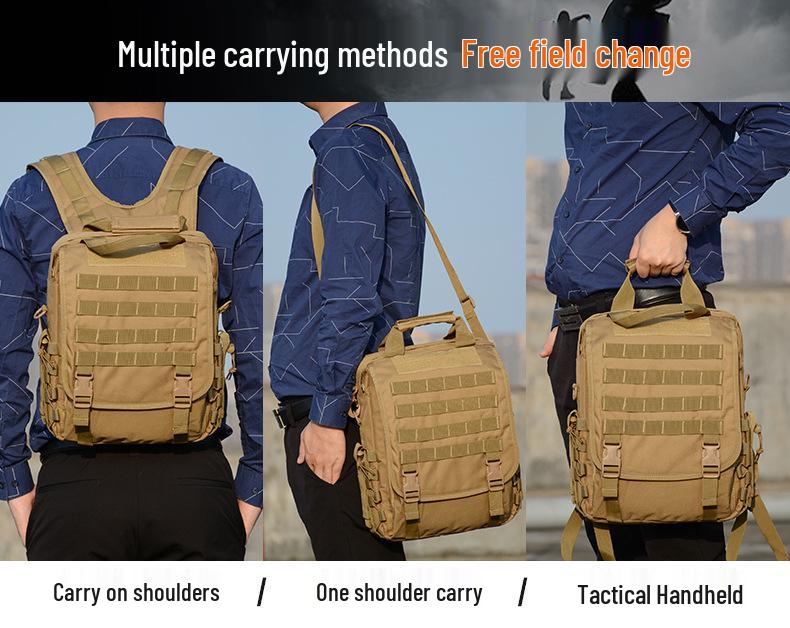 Camouflage Tactical Backpack: Multifunctional Military-Style Shoulder/Messenger Bag, Laptop & Waist Bag