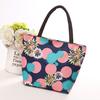 Yousheng Floral Tote Bag Reusable Oxford Cloth Shopping Tote Stylish Handbag Purse for Women Commuting Picnic Camping