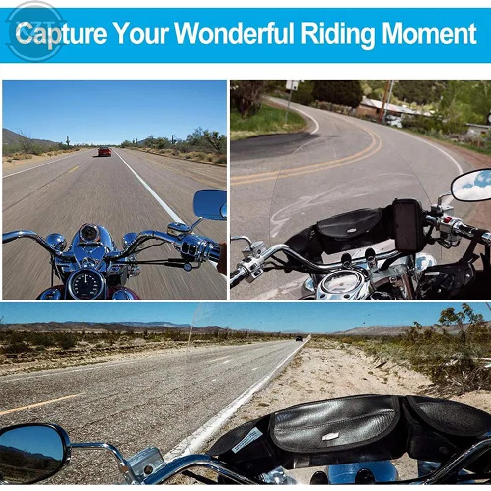 Motorcycle Helmet Chin Strap Mount Holder With Phone Clip Compatible For GoPro Hero 5/6/7 Action Sport Camera Full Face Holder